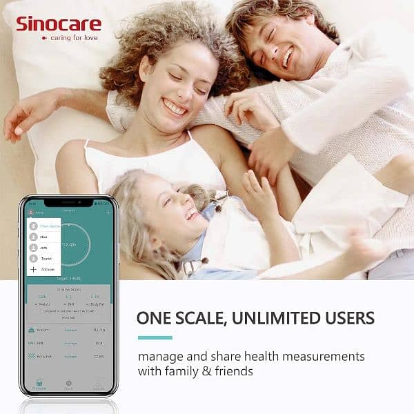 SINOCARE DIGITAL SMART BODY WEIGHT SCALE 2