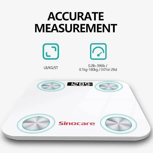 SINOCARE DIGITAL SMART BODY WEIGHT SCALE 3