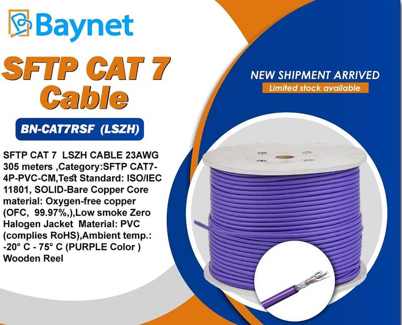 Cat-6 cable ,Cat -7 cable shenider ,Hikvision, Fiber cable 2