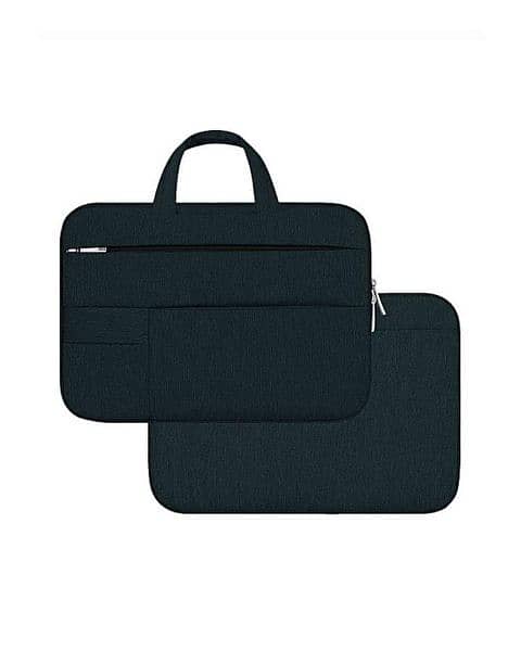 Laptop Slim Bag  Black high quality stylish look laptop bag 0
