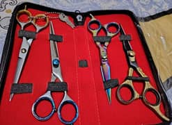 manicure pedicure kits and hair cutting scissors