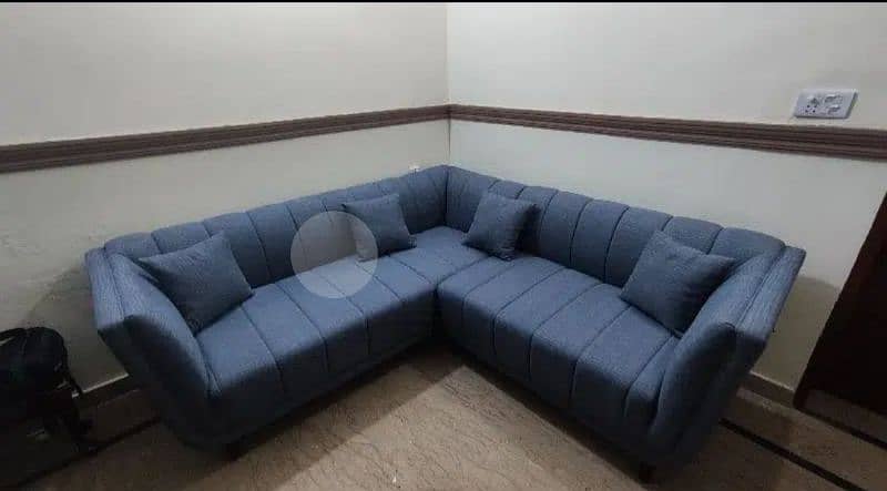 L shaped 5 seater corner sofa 0