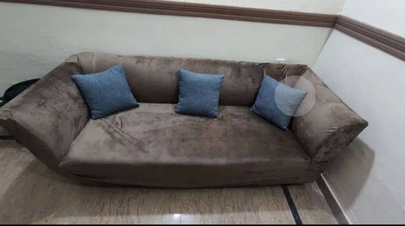 L shaped 5 seater corner sofa 6
