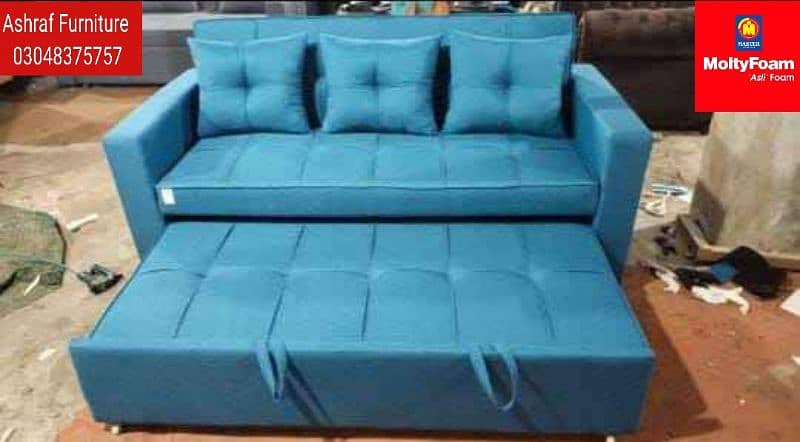 Molty| Chair set |Stool| L Shape |Sofa|Sofa Combed|Double Sofa Cum bed 15