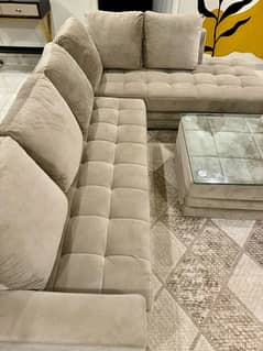 L shaped sofa for lounge