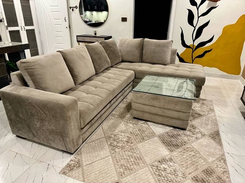 L shaped sofa for lounge 1
