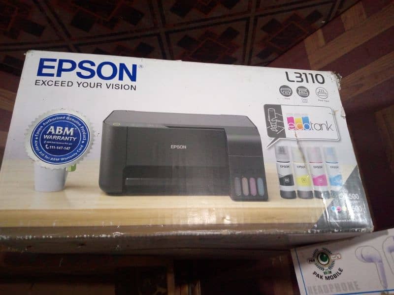 Urgent Sale Printer EPSON L3110 4 Ink Tank All in One 1