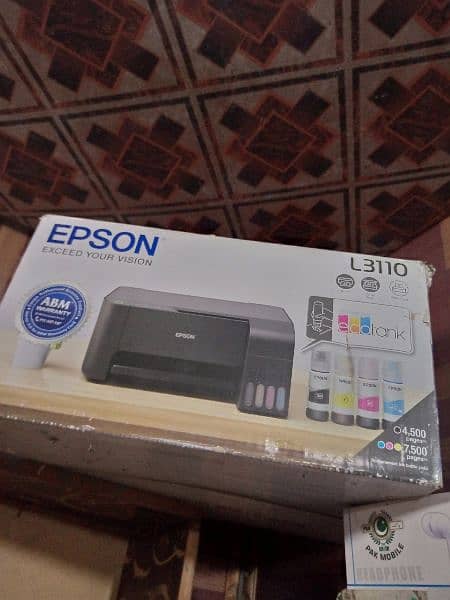 Urgent Sale Printer EPSON L3110 4 Ink Tank All in One 2
