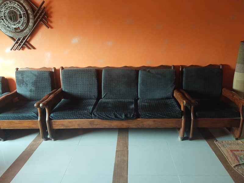 Sofa set new style and wooden style 0