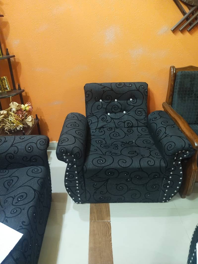 Sofa set new style and wooden style 3