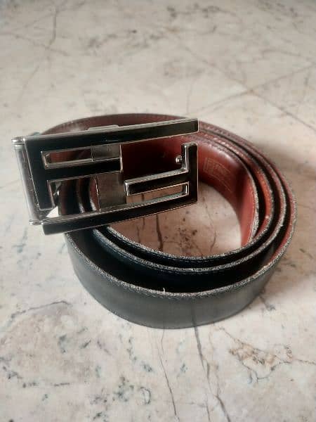 Fendi Leather Belt  Size: 34 to 38 0