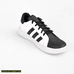 Black camel double color sneakers white