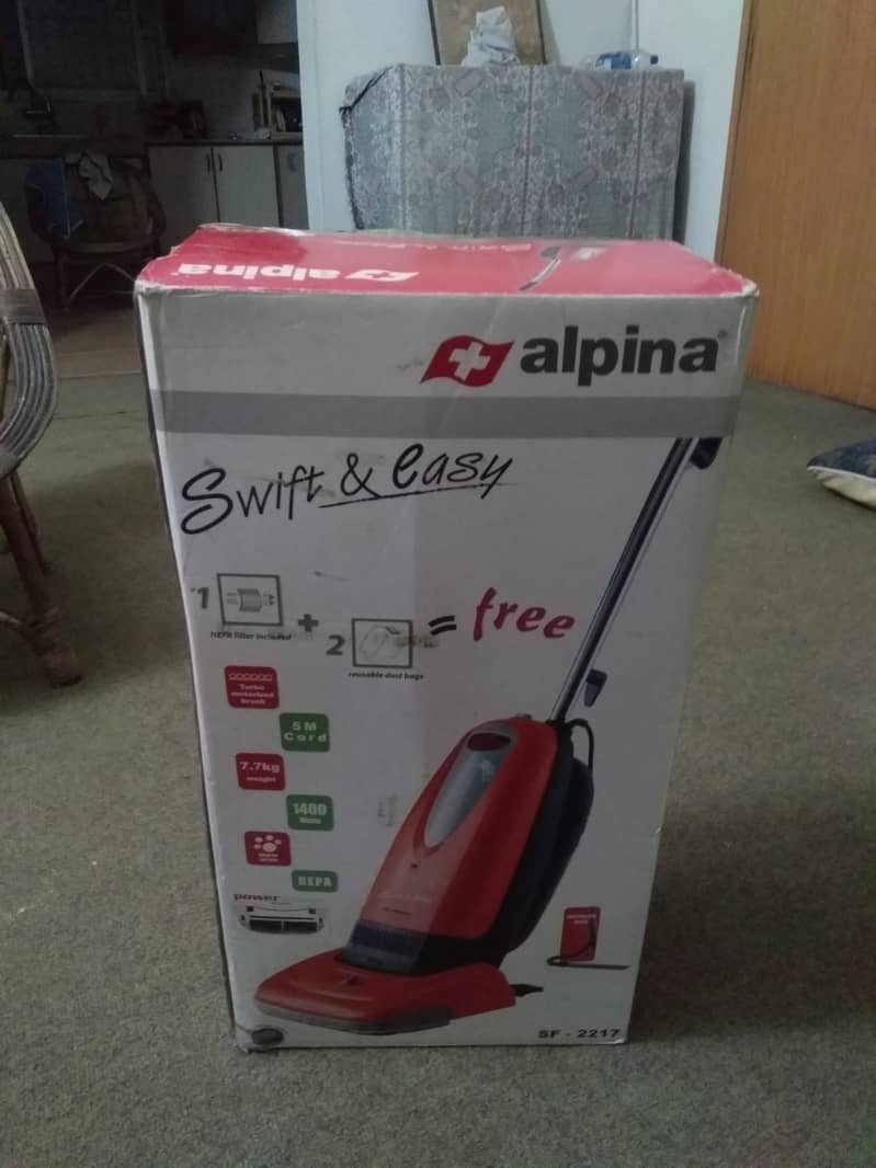 Alpina SF-2217 Upright Vacuum Cleaner with Power Brush 6