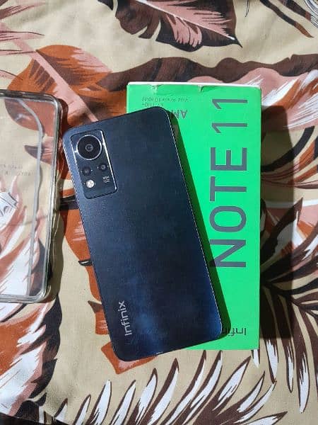 infinix note 11 6/128 with box and charger 03264946273 whatsapp/Call 0