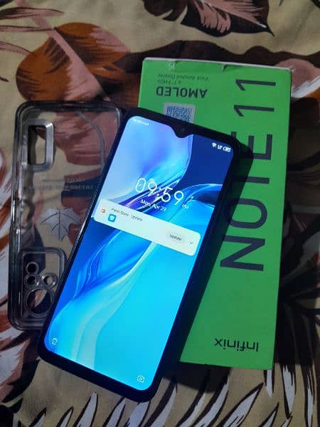infinix note 11 6/128 with box and charger 03264946273 whatsapp/Call 7