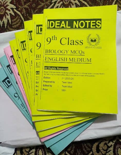 IDEAL NOTES matric and inter 1