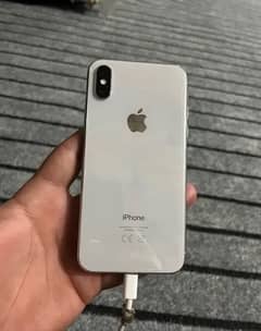 iphone x 64Gb jv 2 month sim time waterpack 77 battery health