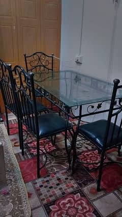 Glass Top Dining Table 0