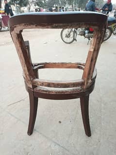 wooden 6 chairs shell