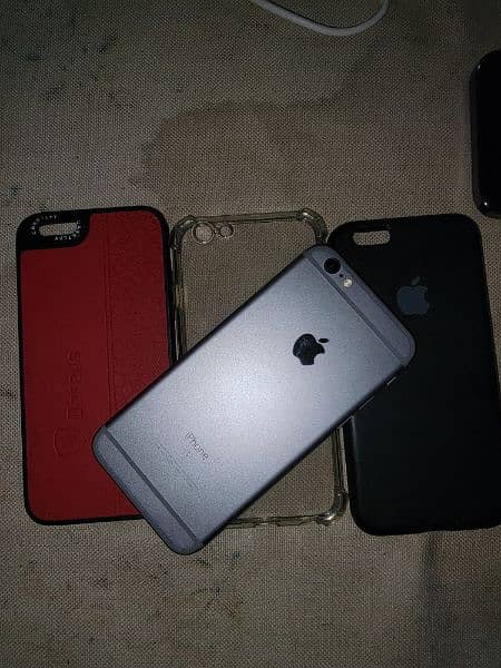Iphone 6s total genioun  with 3 covers non pta factory unlock 6
