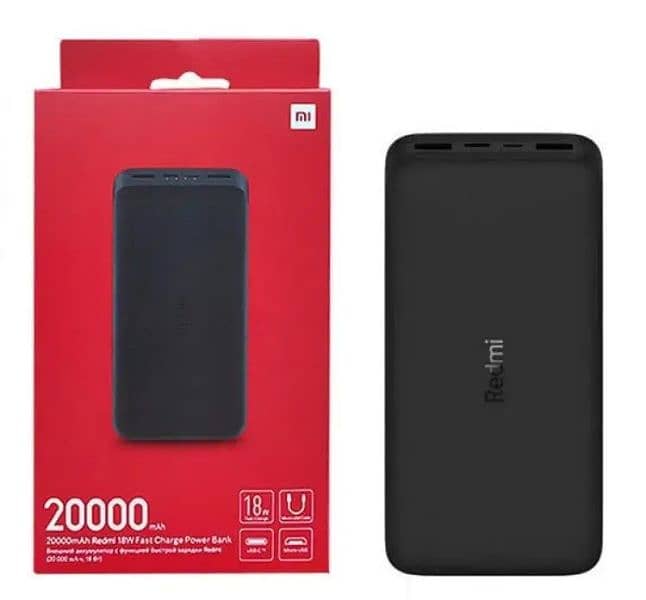 MI Redmi Power 20000 Mah - Power Bank Fast Charging 0