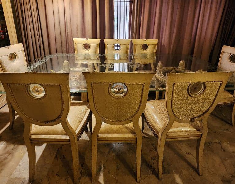deco dinning table 8 chairs 3