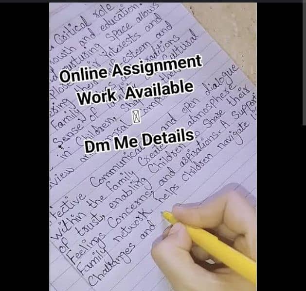 Online Assignment Work 1