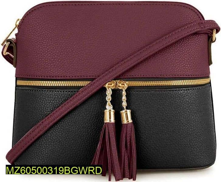 Women's Leather Plain Shoulder Bag, Pack Of 3 1
