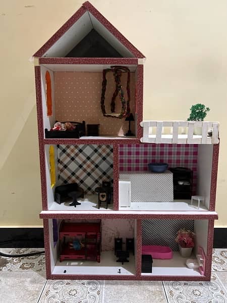 doll house— completely customised. 1