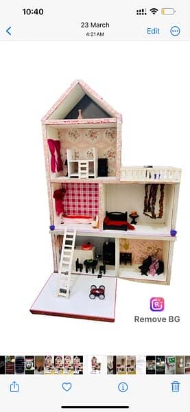 doll house— completely customised. 2