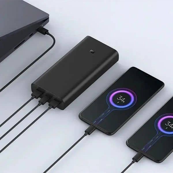 Mi Power Bank 20000 50W Max Charge 3Ports Output for Lptp & Smartphone 2