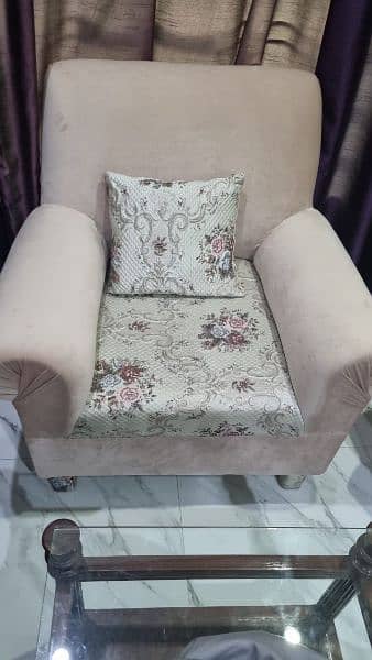 Five seater sofa with two stool 1