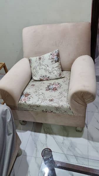 Five seater sofa with two stool 2
