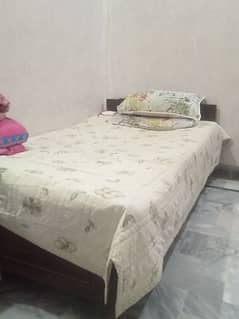 single bed wooden