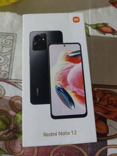 (Redmi Note12) 9 months warranty he {8/128}[03121618499]box charger he