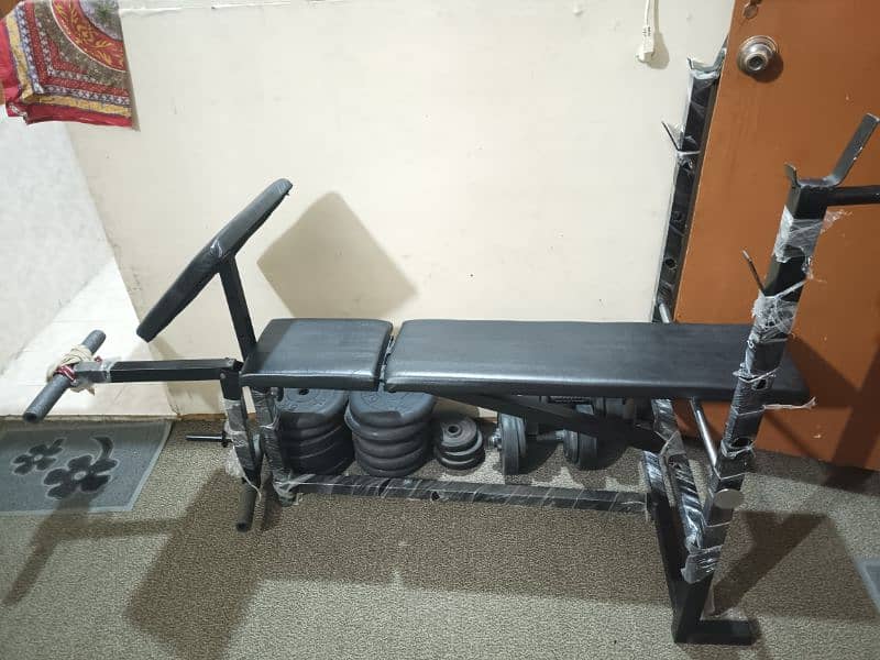 7 in 1 Gym Bench and plates 5