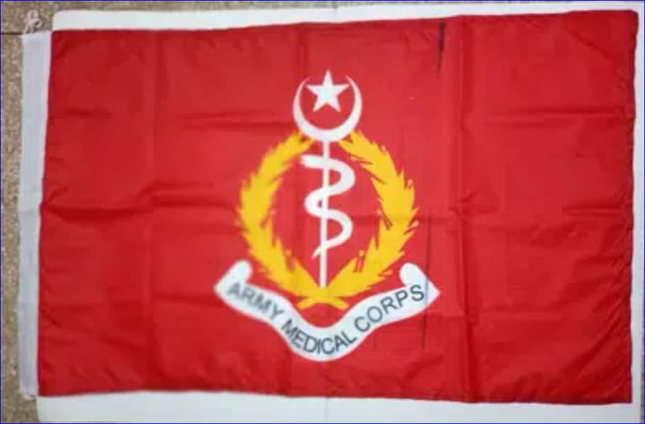 Azad Kashmir Flag , Indoor flag & floor stand for company for office 12