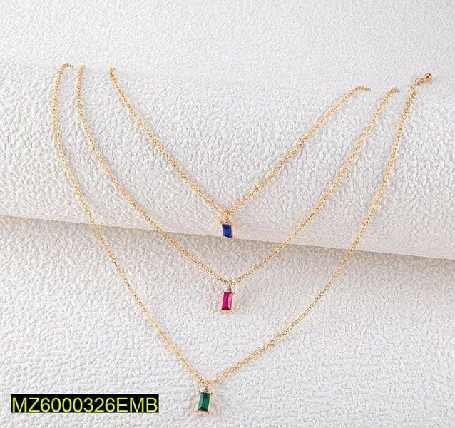 Three Layer Multi Necklace 1
