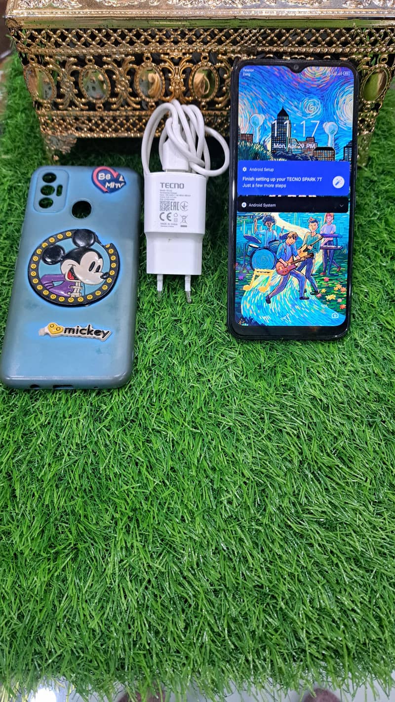 ‍Tecno  Spark 7T 4/64 with original charger for Sale   Origin 1