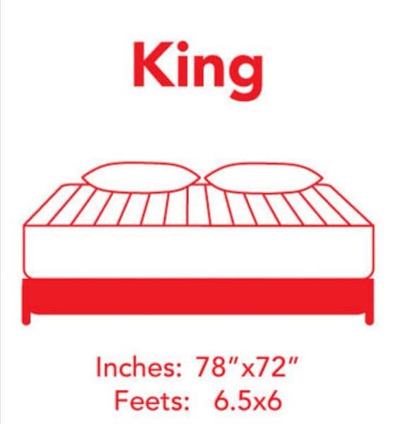 Master Molty Foam King bed 1