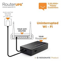 DC mini backup for network devices  and wifi router