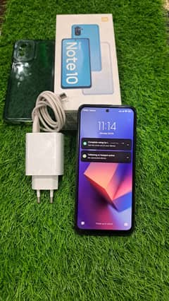 ‍Readme Note 10 Pro 4+2=6/128 GB For Sale  Complete Box ,Box,Or