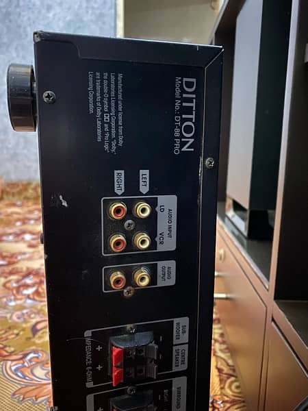Ditton 5.1 Amplifier 200 watt 100% OK No Falt Direct 220 7