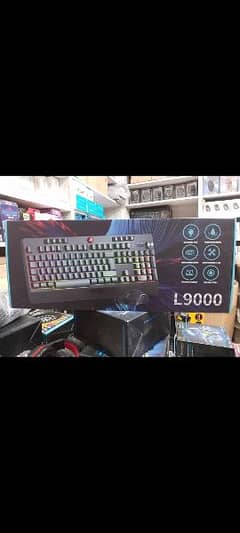 RGB Keyboard & Mouse L9000 New Box Pack RS 2500