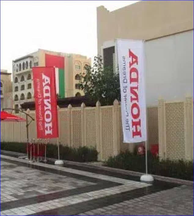 Sindh Govt. Flag ,Brand logo feather flag & Pole ,Car Flag from Lahore 4