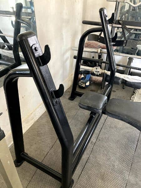 Dumbell rack, Dumbells, plates and benches 13