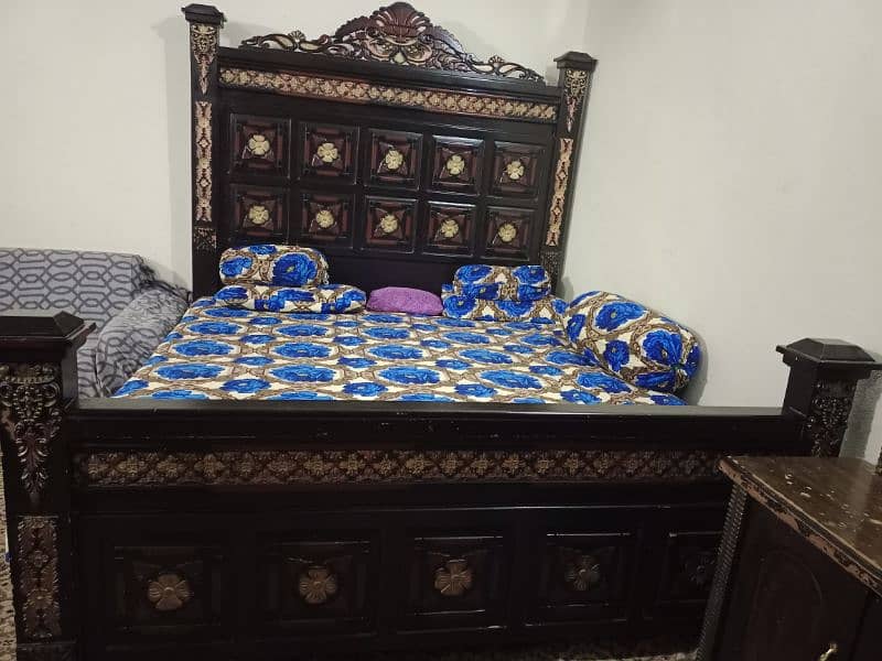 bed with mattress 2