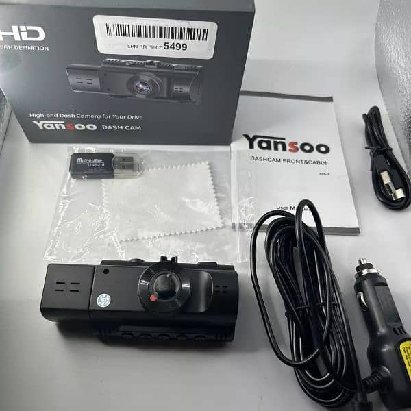 Dual Dash Cam Front and Inside FHD 1080P Dashcams for Cars 3