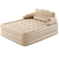 Inflatable Backrest Double Bed, COD