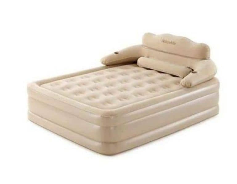 Inflatable Backrest Double Bed, COD 4